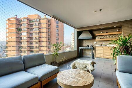 Precioso y luminoso departamento con gran terraza en Las Tranqueras, Las Condes, Región Metropolitana