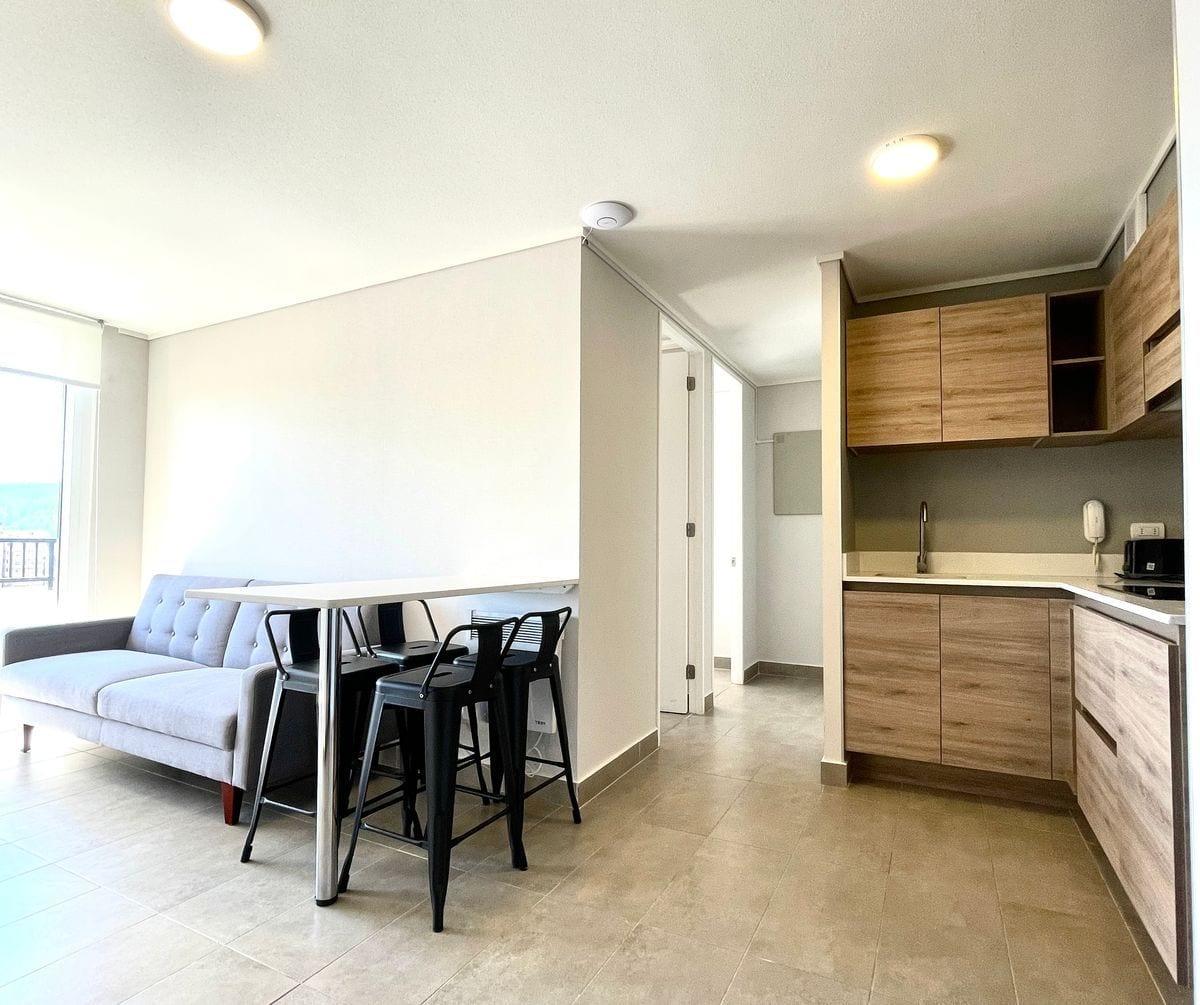 Departamento amoblado 2 dormitorios en Temuco, Región de Araucania