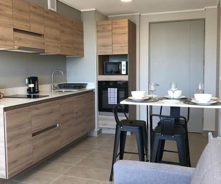 Departamento amoblado 2 dormitorios en Temuco, Región de Araucania