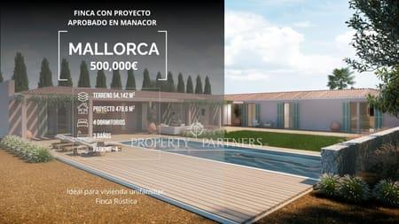 Maravillosa Finca con Licencia Aprobada en Manacor en Manacor, Mallorca, Islas Baleares