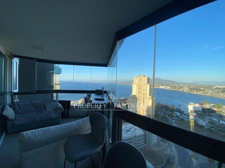 Venta departamento con espectacular vista al mar en Concón  en Costa de Montemar y Costa Brava, Concón, Región de Valparaíso