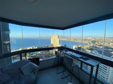 Venta departamento con espectacular vista al mar en Concón  en Costa de Montemar y Costa Brava, Concón, Región de Valparaíso