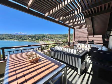 Gran  Departamento Duplex con insuperable vista a lago y Volcán  en Villarrica, Región de Araucania