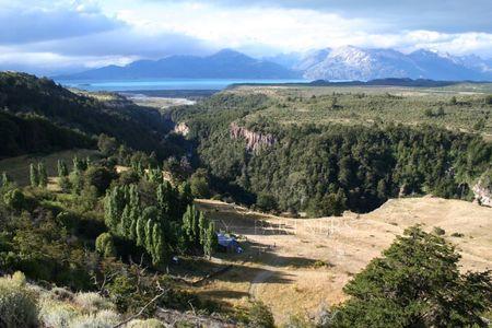 Campo en Lago General Carrera con excelente ubicación y vistas. 1,8 mill/ha en Región de Aysen