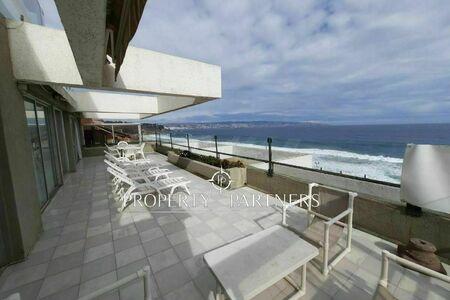 Gran terraza, frente al mar. 4 dorm y 2 estacionamientos en Reñaca, Viña del Mar, Región de Valparaíso