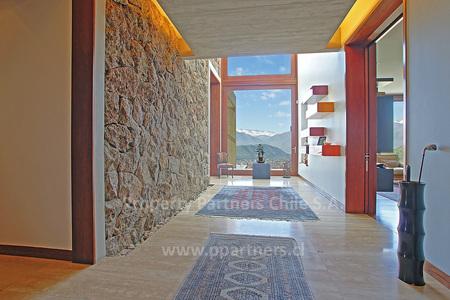 Casa mediterránea, espectacular vista, gran seguridad en Golf de Manquehue, Lo Barnechea, Región Metropolitana