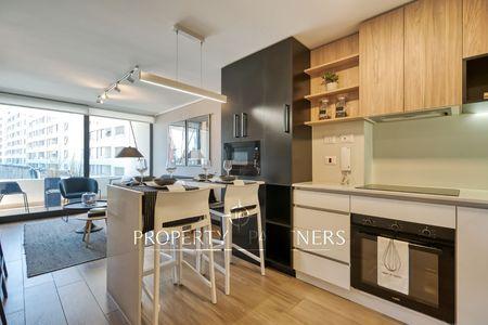 Departamento a estrenar 1D 1B cocina equipada, sector residencial en Las Tranqueras, Las Condes, Región Metropolitana Departamento a estrenar 1D 1B cocina equipada, sector residencial en Las Tranqueras, Las Condes, Región Metropolitana